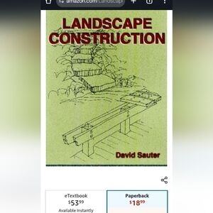 DIY LANDSCAPE CONSTRUCTION 🚧 SO 😎 David Sauter Vintage Book 📖